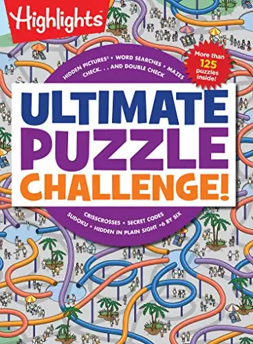 Ultimate Puzzle Challenge!: 125+ Brain Puzzles for Kids, Hidden Pictures, Mazes, Sudoku, Word Searches, Logic Puzzles and More, Kids Activity Book for Super Solvers (Hig